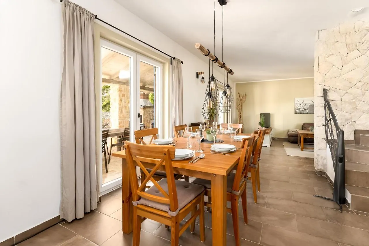 Romantic Villa With A Large Pool Surrounded By Greenery - By Traveler Tourist Agency Krk Id 2150 Garica Croatia