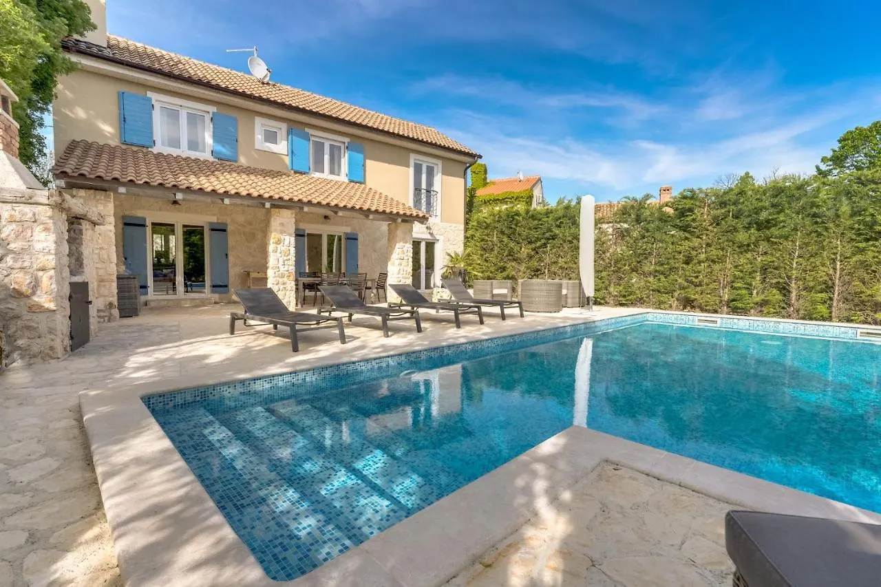 Romantic Villa With A Large Pool Surrounded By Greenery - By Traveler Tourist Agency Krk Id 2150 Garica