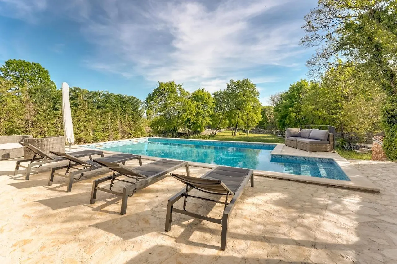Romantic Villa With A Large Pool Surrounded By Greenery - By Traveler Tourist Agency Krk Id 2150 Garica