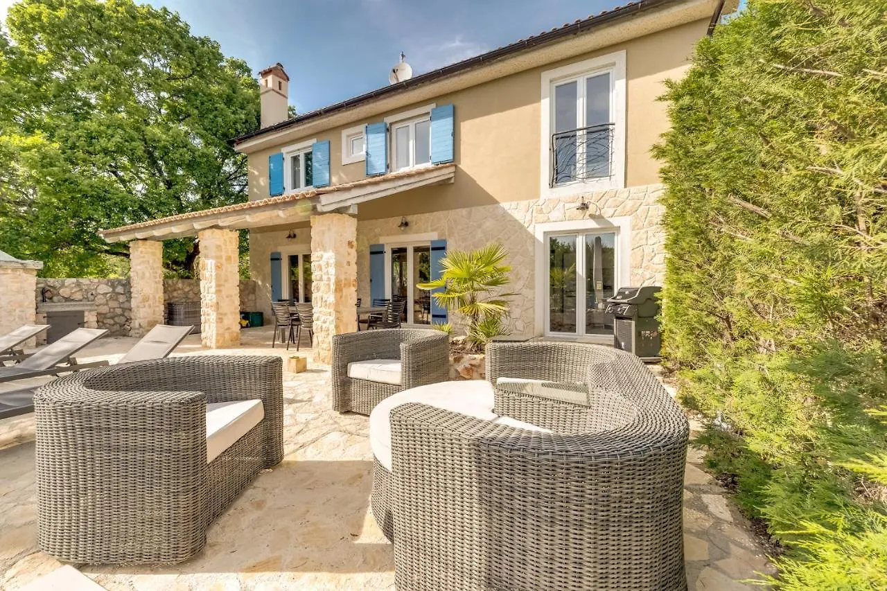 Romantic Villa With A Large Pool Surrounded By Greenery - By Traveler Tourist Agency Krk Id 2150 Garica 0*,  Croatia